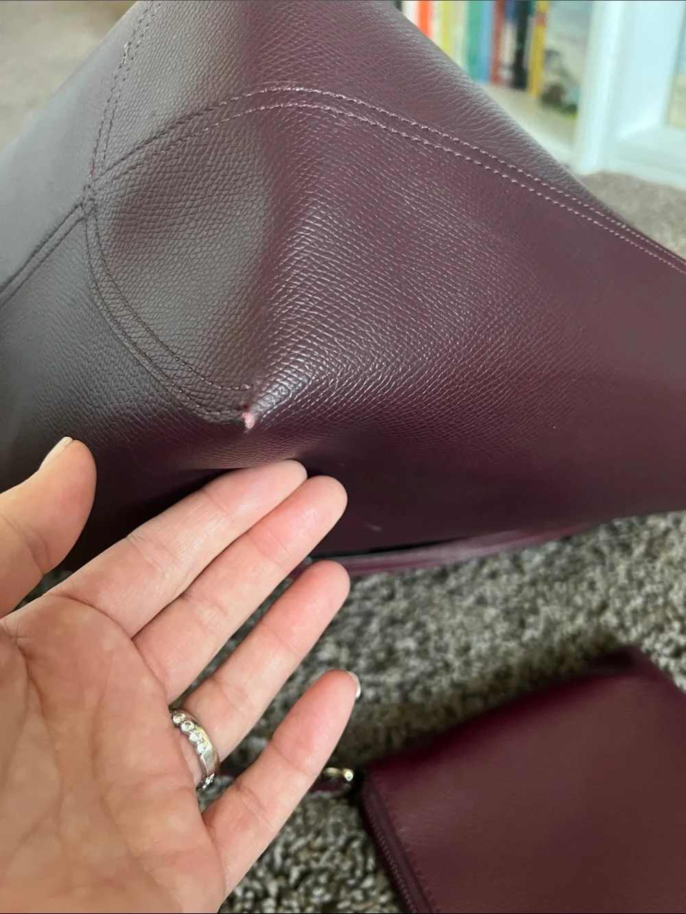 Leather tote bag, Coach Reversible City Tote